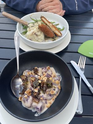 gnocchi and piccata  at Little Pine in Los Angeles