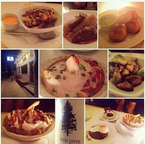 I loved the stuffed shells and the broccoli arancini was a wonderful recommendation by our server!! The desserts were to die for!!  at Little Pine in Los Angeles