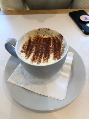 Ginger turmeric latte at Little Pine in Los Angeles