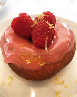Raspberry Donut at Little Pine in Los Angeles