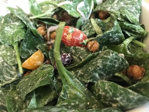 Spinach ceasar at Little Pine in Los Angeles