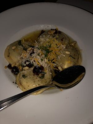 Ravioli- amazing at Little Pine in Los Angeles
