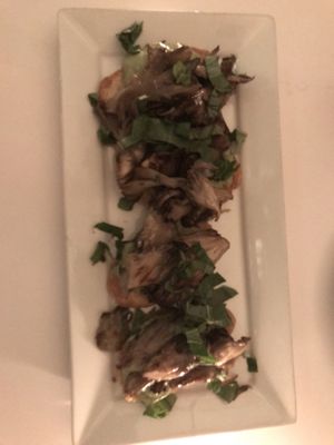 Mushroom crostini  at Little Pine in Los Angeles