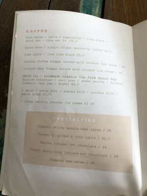 Their coffee was strong and hot   at Miss Bliss Wholefoods Kitchen in West End