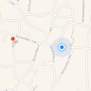 Actual location at Alice's Restaurant  in Chiang Mai