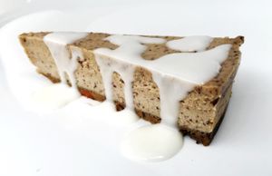 Raw Vegan Durian, Coconut and Banana at Alice's Restaurant  in Chiang Mai