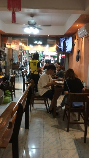 Busy at times at Alice's Restaurant  in Chiang Mai