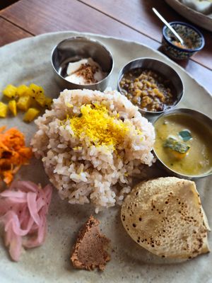 Vegan plate at Cafe Darbukka in Takarazuka