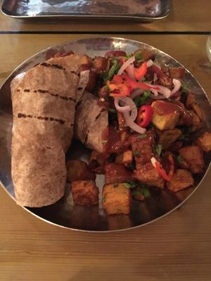 Chip butty at Mowgli - Bold St in Liverpool