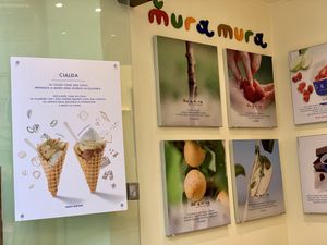 inside at Grom - Maddalena in Rome