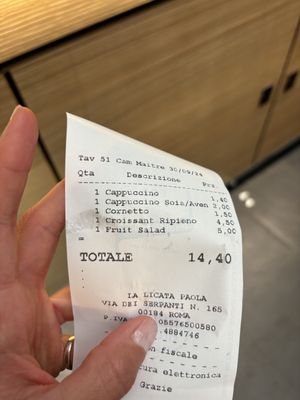   at La Licata in Rome