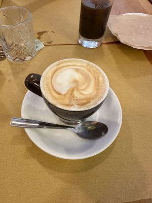 Cappuccino with soymilk  at La Licata in Rome