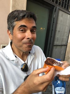 Vegan Chocolate orange pastry was just perfect.  at La Licata in Rome