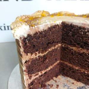 Chocolate Orange cake at The Kind Cake Co in Hebden Bridge