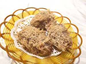 Fried taro dumplings at Veg 6 in Hong Kong Island