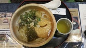 udon at Rokumeien in Nara