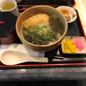 vegan udon set  at Rokumeien in Nara