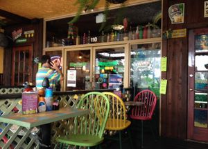 Front door at Dancing Avocado in Daytona Beach