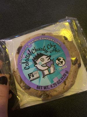 They have a variety of vegan cookies for sale.  at Dancing Avocado in Daytona Beach