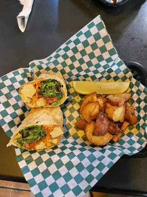 Really cute restaurant with great vegan and non vegan options  at Dancing Avocado in Daytona Beach