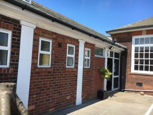 entrance at rear at Shanti Cafe in Saltburn-by-the-sea