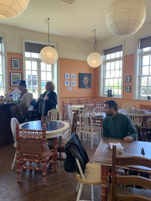   at Shanti Cafe in Saltburn-by-the-sea