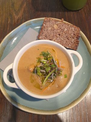 Mandel Knoblauchsuppe at Pier 14 in Seebad Zinnowitz