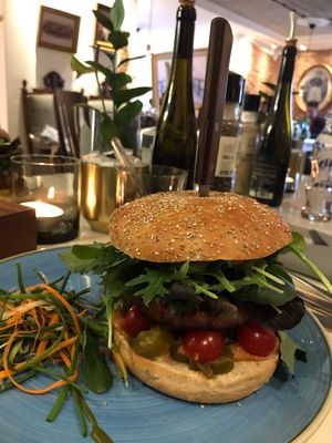 Vegan Burger at Pier 14 in Seebad Zinnowitz