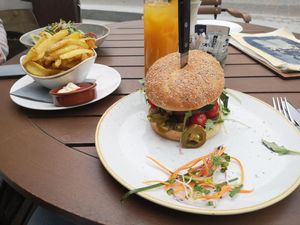Beyond Meat Burger at Pier 14 in Seebad Zinnowitz