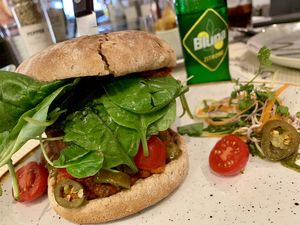 burger at Pier 14 in Seebad Zinnowitz