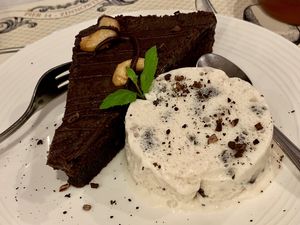 dessert at Pier 14 in Seebad Zinnowitz