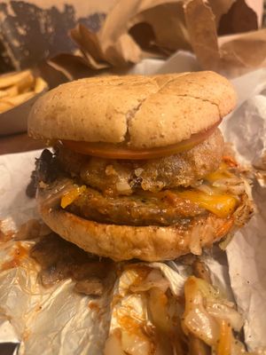 BBQ vegan burger-best in town  at Epik Burger in Jacksonville