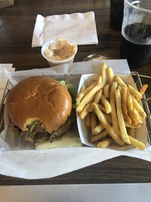 The first bite.......HEAVEN!!!!! at Epik Burger in Jacksonville