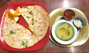 ";Cheese"; Quesadilla at Go Vegan Cafe in Las Vegas