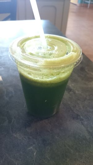 Green juice at Go Vegan Cafe in Las Vegas