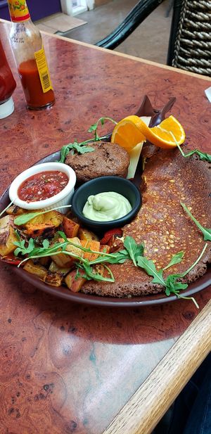 Spanish Omelette at Go Vegan Cafe in Las Vegas