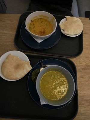 Soups at Ecotopia in Moscow