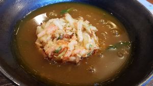 Vegan curry udon at Mimikou in Kyoto