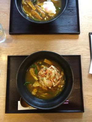 Vegan curry udon  at Mimikou in Kyoto