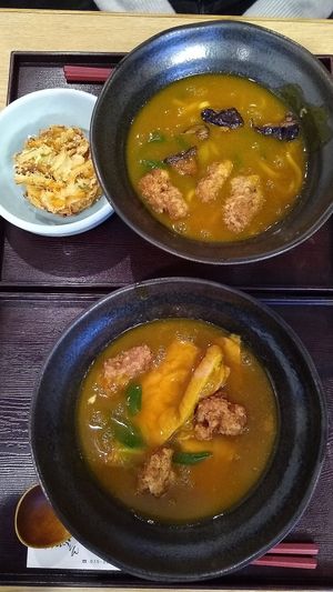 Curry udon at Mimikou in Kyoto