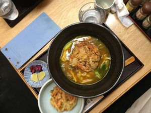 Vegan curry Udon  at Mimikou in Kyoto