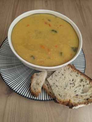 Lentil soup at Fancy Foods in Wuppertal