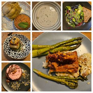 Easter dinner at Fancy Foods in Wuppertal