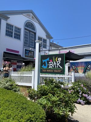 Street sign  at J.Bar in Harwich Port