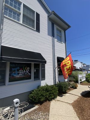 Sidewalk entry  at J.Bar in Harwich Port