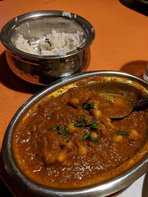 Aloo Chole. Potatoes and chickpeas. at Tadka in Payson