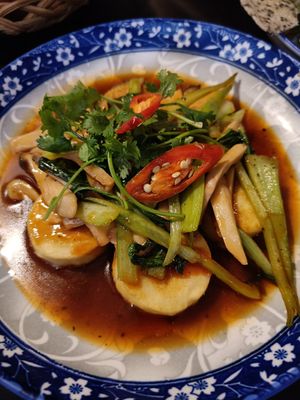 I forgot what this was, but it was good. at San May Vegetarian in Hue