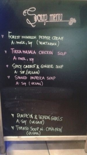 Fresh local ingredients... at Kafe Kafka in Bodo