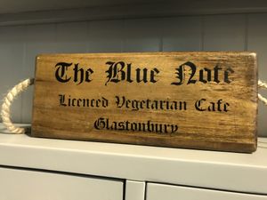 Decent decor at Blue Note Cafe in Glastonbury