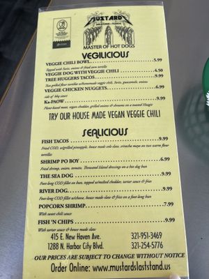   at Mustard's Last Stand - Harbor City Blvd in Melbourne